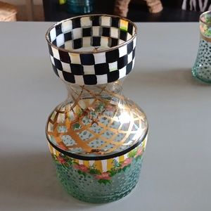 Mackenzie Childs Charlotte 6" carafe